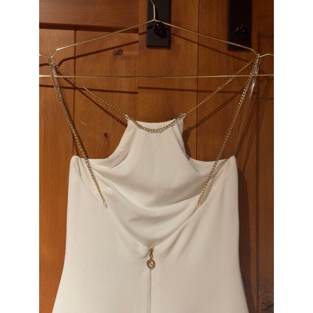 $299 Revolve Nookie Lexi Chain Gown Small NWT - Picture 15 of 16
